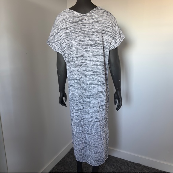 ☁️ Cotton Country by Parkhurst Gray Marled Knit Dress L - Picture 3 of 6